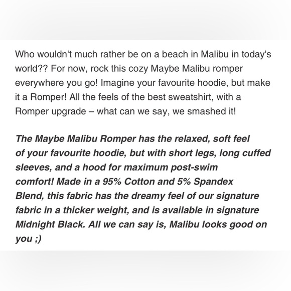 Large | Smash+Tess: The Malibu Shorty Romper | Midnight Black - Picture 8 of 8